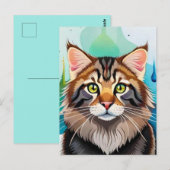 かわいい犬のクローズアップのミニクリップボード ポストカード (正面/裏面)