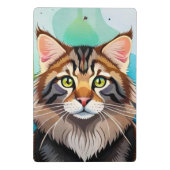 かわいい犬のクローズアップのミニクリップボード ミニクリップボード (裏面)