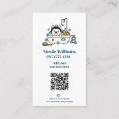 かわいい犬のグルーミング事業 名刺 (正面)