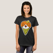 かわいい犬のコルギペット Tシャツ (正面フル)