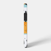 かわいい犬のシームレスパターン iPhoneケース (左側面)