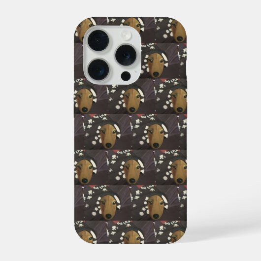かわいい犬のスマホケース iPhoneケース (裏面)
