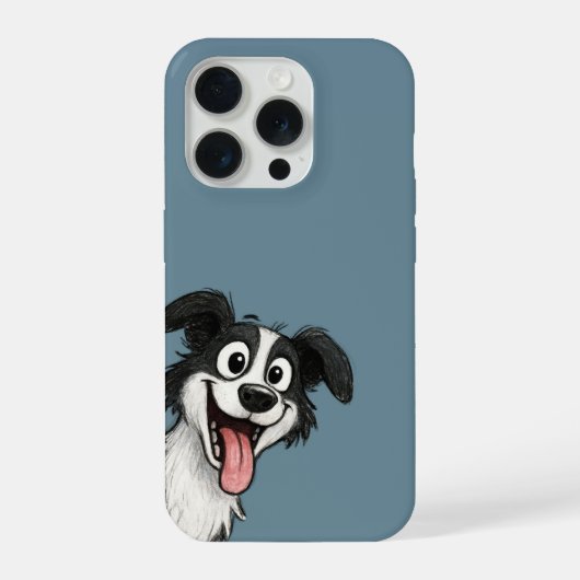 かわいい犬のスマホケース iPhoneケース (裏面)