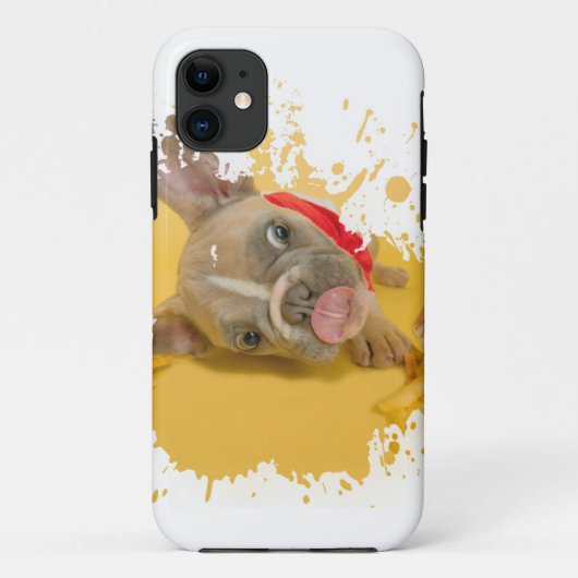 かわいい犬のデザイン Case-Mate iPhoneケース (裏面)