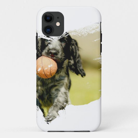 かわいい犬のデザイン Case-Mate iPhoneケース (裏面)