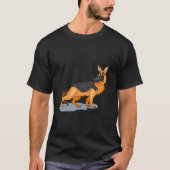 かわいい犬のデザイン Tシャツ (正面)
