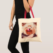 かわいい犬のトートバッグ トートバッグ (正面(商品))