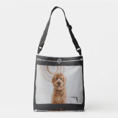 かわいい犬のトート クロスボディバッグ (裏面)