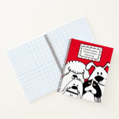 かわいい犬のドードル ノートブック (内部)