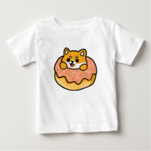 かわいい犬のドーナツTシャツ – かわいい子犬のギフト