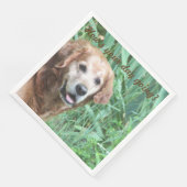 かわいい犬のナプキン (コーナー)