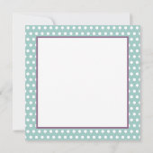 かわいい犬のノートカード サンキューカード (裏面)