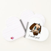 かわいい犬のノート ノートブック (内部)