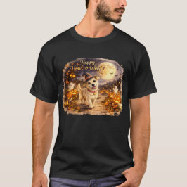 かわいい犬のハロウィンデザイン Tシャツ