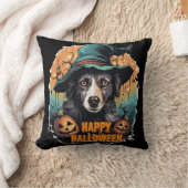 かわいい犬のハロウィンパーティー クッション (ブランケット)