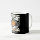 かわいい犬のハロウィン お菓子をください コーヒーマグカップ (正面右)