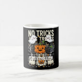 かわいい犬のハロウィン お菓子をください コーヒーマグカップ (中央)