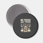 かわいい犬のハロウィン お菓子をください マグネット (正面/裏面)