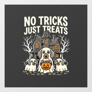 かわいい犬のハロウィン お菓子をちょうだい ウィンドウサイン
