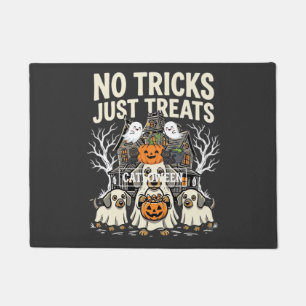 かわいい犬のハロウィン お菓子をちょうだい ドアマット