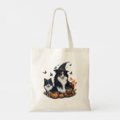 かわいい犬のハロウィン トートバッグ (裏面)