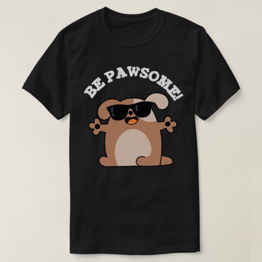 かわいい犬のパウ素晴らしン Tシャツ (デザイン正面)