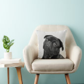 かわいい犬のパグ枕 クッション (椅子)