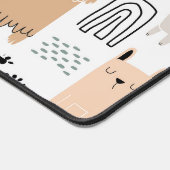 かわいい犬のパターン デスクマット (コーナー)