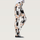 かわいい犬のパターン レギンス (右)