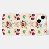 かわいい犬のパターン Case-Mate iPhoneケース (裏面 (横))