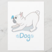 かわいい犬のプレゼント |おもしろい犬（蝶） メニュー (正面)