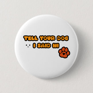 かわいい犬のボタン 缶バッジ