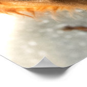 かわいい犬のポスター（ゴールデンレトリバー） ポスター (角)