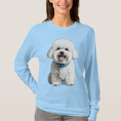 かわいい犬のポートレートビコンフリーズ Tシャツ (正面)