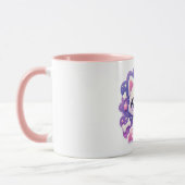 かわいい犬のマグの人生を歩くと良くなる可愛い子犬 マグカップ (左)