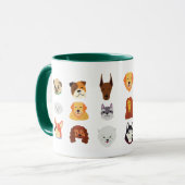 かわいい犬のマグカップ マグカップ (正面左)