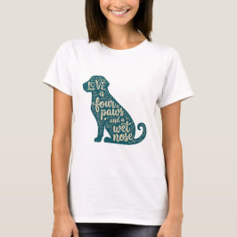 かわいい犬のママとパパへのギフト Tシャツ