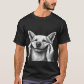 かわいい犬のママ/パパ Tシャツ (正面)