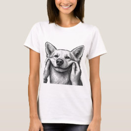 かわいい犬のママ/パパ Tシャツ