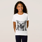 かわいい犬のママ/パパ Tシャツ (正面フル)