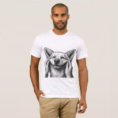 かわいい犬のママ/パパ Tシャツ (正面フル)