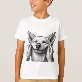 かわいい犬のママ/パパ Tシャツ