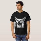 かわいい犬のママ/パパ Tシャツ (正面フル)