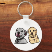 かわいい犬のミーム キーホルダー (裏面)