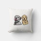 かわいい犬のミーム クッション (正面)