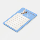 かわいい犬のメモ ポストイット (アングル)