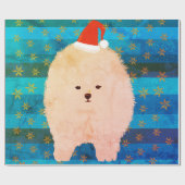かわいい犬のラッピング紙 ラッピングペーパー (フラット)