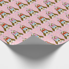 かわいい犬のラッピング紙 ラッピングペーパー