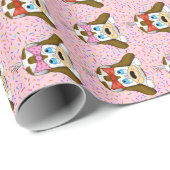 かわいい犬のラッピング紙 ラッピングペーパー (ロールコーナー)