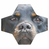 かわいい犬の写真サッカーボールを追加 サッカーボール (フラット)